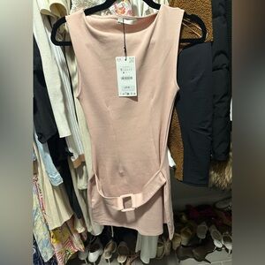 Zara Blush Pink Mini Dress